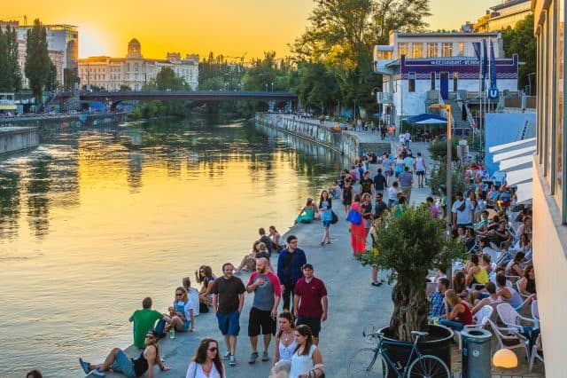 Tel Aviv Beach Donaukanal