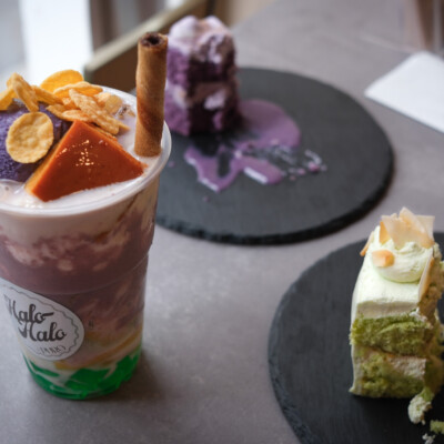 Puro Patisserie Halo-Halo und Torten